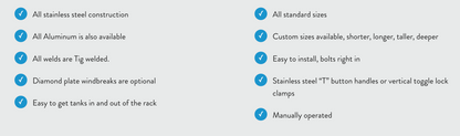 Portable Tank Rack Features