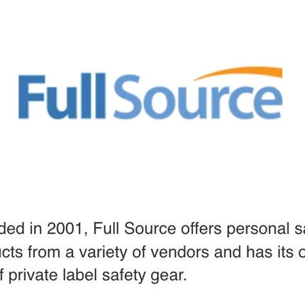 Full Source Safety Products