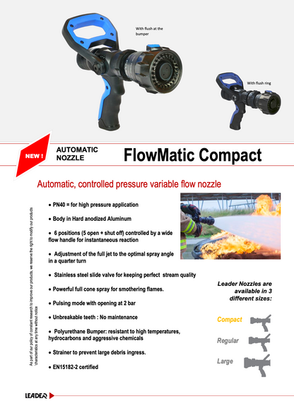 FLOWMATIC Compact Aluminum Automatic Nozzle