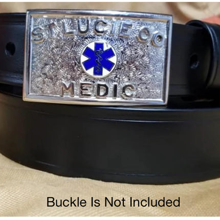 Tactical Bio Belt for use with Custom Buckle 1.5 Width BLACK KEEPER EMS Equipment