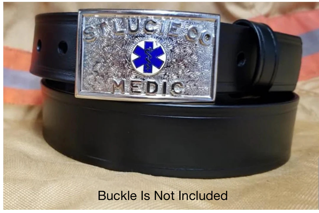 Tactical Bio Belt for use with Custom Buckle 1.5 Width BLACK KEEPER EMS Equipment