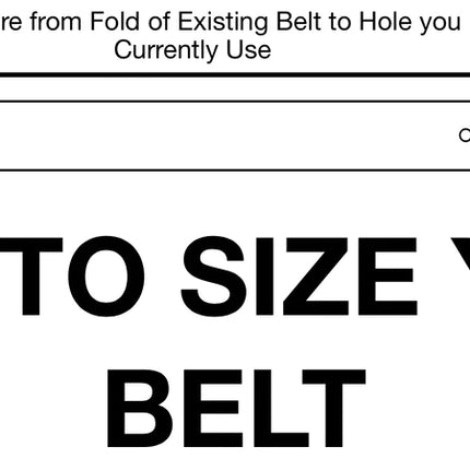 How to size your belt EMS Equipment