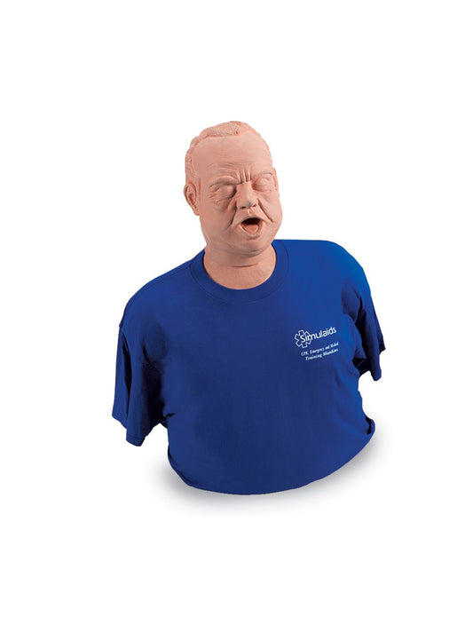 Simulaids® Obese Mature Choking Manikin with Carry Bag