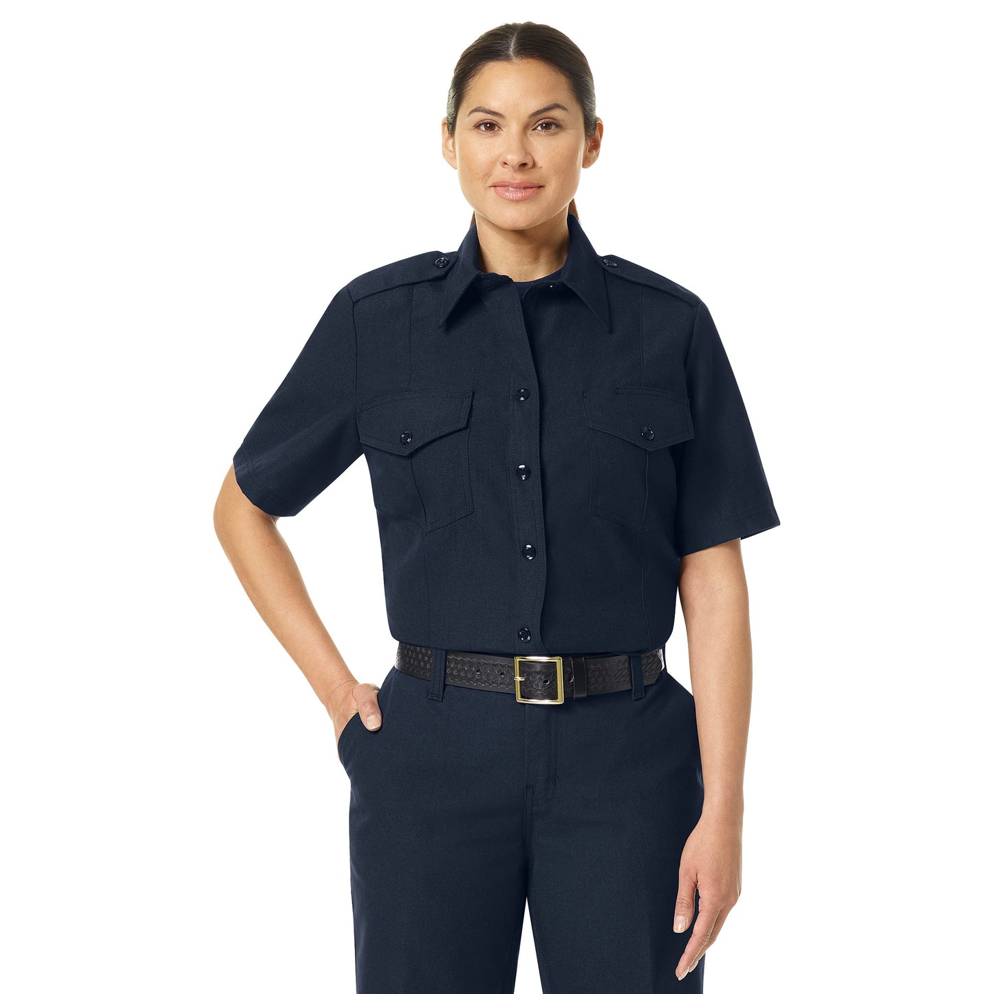 Women's Classic Fire Chief Shirt w/ No Badge Tab