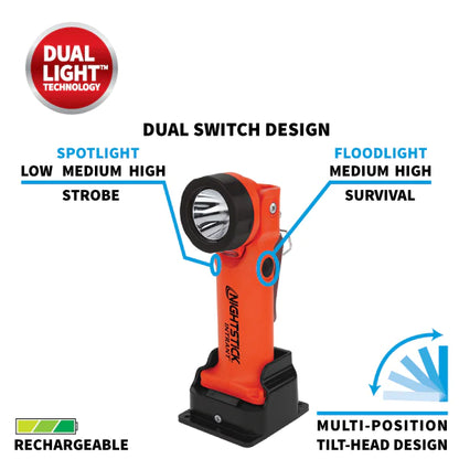 [ZONE 0] INTRANT® IS RECHARGEABLE DUAL-LIGHT™ ANGLE LIGHT