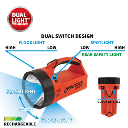 VIRIBUS® 81 IS Rechargeable Dual-Light Lantern