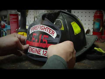 Installation Instructions- Helmet Shield Taylor's Tins Firefighting Gear