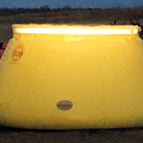 250 Gallon Low Side Self Supporting Tank Exlon / Yellow
